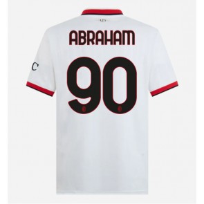 AC Milan Tammy Abraham #90 Venkovní Dres 2024-25 Krátký Rukáv